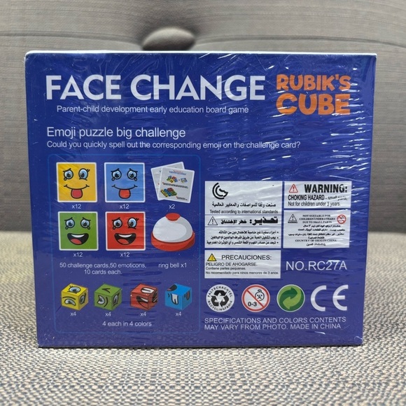 Face Change Rubik's Cube Early Education Board Game RunCheng Toys - Picture 2 of 3